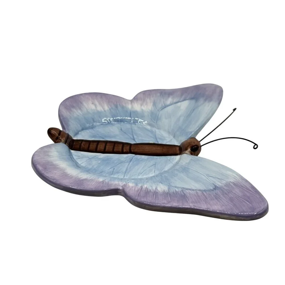 Yankee Candle Butterfly Ceramic Jar Holder 8.5